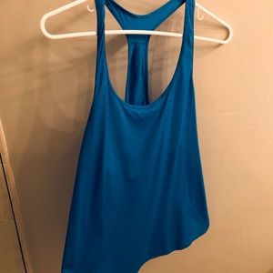 lululemon athletica muscle tank top in aqua blue